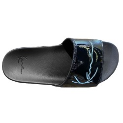 Karl Kani Pool Slide Patent Μαύρο
